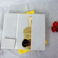 Acrylic Invitation Card With Velvet Box Slap-up Invitation Personalized Custom